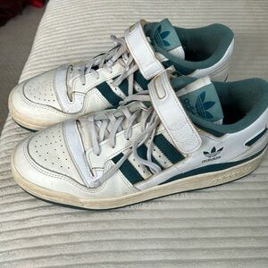 Forum 84 low ‘white wild teal’ mens 9.5 adidas sneakers